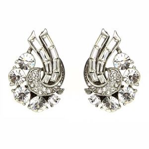 Ben-Amun Art Deco Crystal Earrings